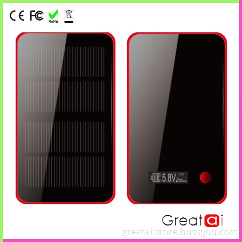 Rechargeable 6500mAh Solar Charger (GT-350)